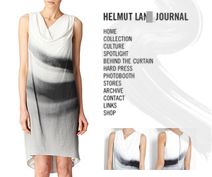 Helmut lan*  (or) dusk print dress - 무채색의 시크함을 느껴보세요.. (정가 189000원/현금가/반품불가)