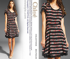 See By Chlo*  (or)pattern  Print Layered A Line Dress - 화려함속의 차분함~소매의 매력에 반했어요^^