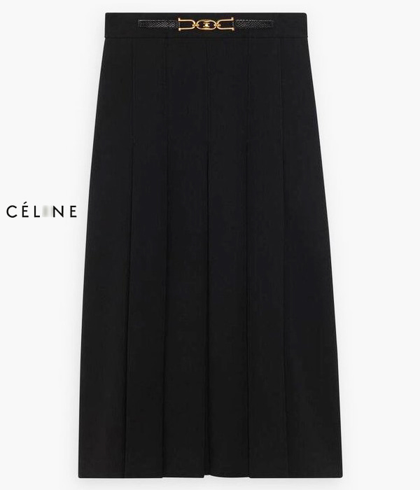 CELIN*  Midi Skirt With Signature In  Wool; 고민할 필요 없는 시그니처 아이템!!