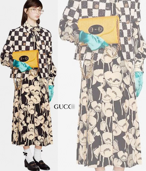 Gucc* floral skirt ;화려하면서도 고급스러운 플리티드스커트~ ;피팅추가