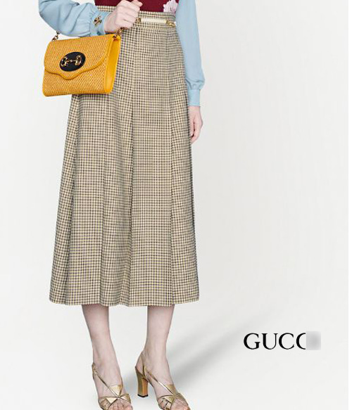 Gucc* pattern skirt; 아주 클래식하고 세련된 에이라인 스커트!!