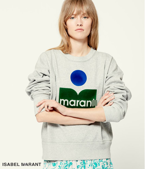 Isabel Maran* logo-print sweatshirt ;로고디테일이 멋스러운 데일리맨투맨!! ;피팅추가