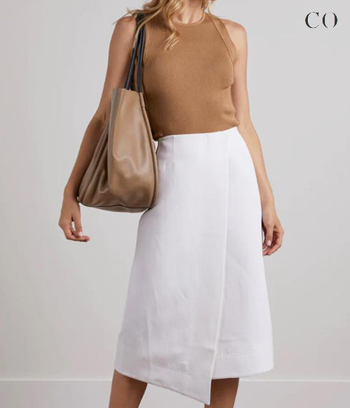 Co(or) Skirt in White ;비비언니가 피팅해보고 제일먼저 찜한 믿을만한 스커트!! ;피팅추가