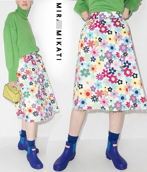 miramikat* floral skirt;색감에 반하고 러블리함에 기분까지 업되는 스커트!!
