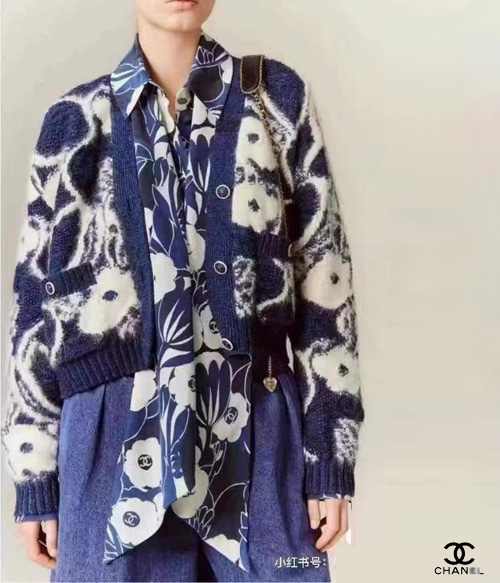 chane*  floral cashmere cardigan ;색감에 반하는 포근포근  100%캐시미어 가디건!!