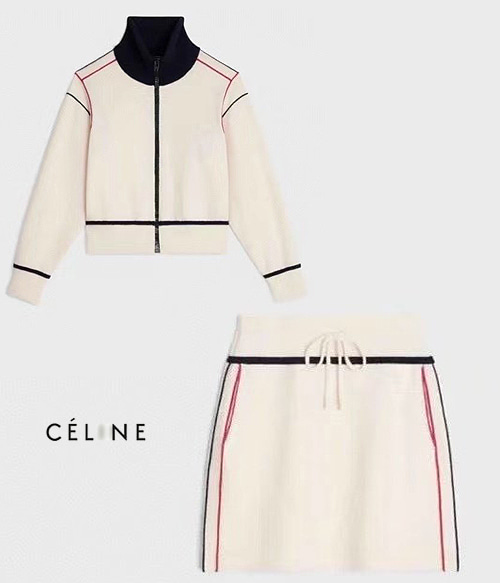 CELIN* zip up &amp; skirt ;따스하지만 산뜻하게 만나보실수 있는 니트셋업!!