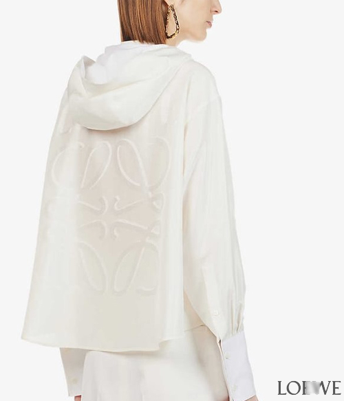LOEW*(or) Hooded  Shirt; 자켓과 탑 두가지 스타일로 활용도  두배! 고급스러운 스타일링 완성~~$2,400 ;피팅추가