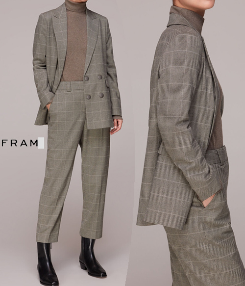 Fram*(or) Double-Breasted Blazer ; 차분한 디자인과 도회적인 감각 ~슬림해지는 더블블레이져!!