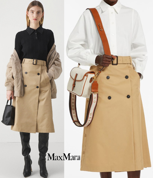 Max Mar*(or) Belted Skirt; 디테일부터 핏감까지 완벽한 에이라인 미디스커트~~정로입고!! 피팅추가~