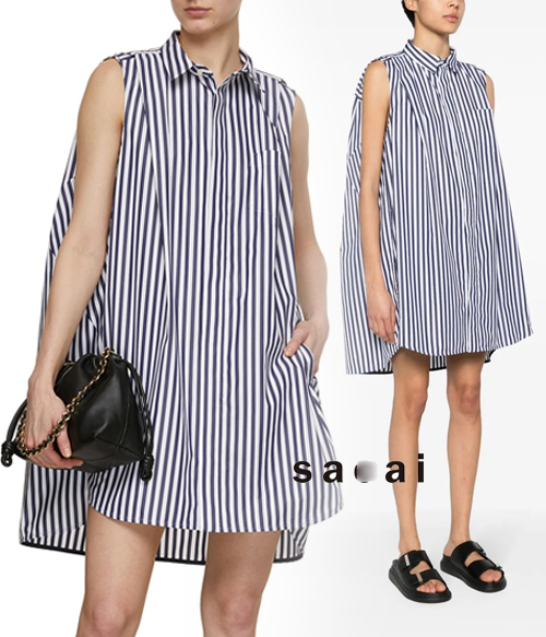 saca*(or) stripe dress