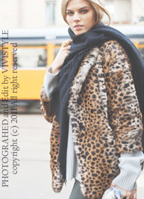 Leopard rabbit fur jacket - 흔치않은 디자인과 퀄리티를 만나보세요~  (비비스타일 한정 40% 할인이벤트/현금가/반품교환불가/ 정가287000)