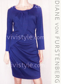 Diane vo*  (or) front wrap dress - 세련된 드레이프 디자인(비비스타일 한정 50% 할인이벤트/현금가/반품교환불가/ 정가162000)