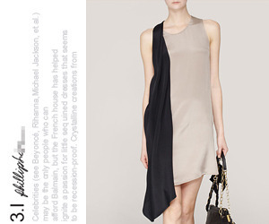 3.1 Phillip Li*  (or) asymmetric silk Dress - 하이퀄리티 소재와 디자인에 주목~! 