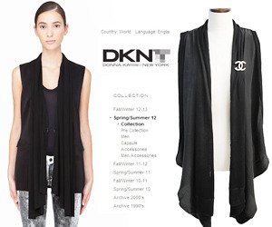 Dkn* (or) silk and cashmere drape vest -언발란스한 드레이프감각이 돋보이는 제품입니다!!  (비비스타일 한정 20% 할인이벤트/현금가/반품교환불가/ 정가126000)
