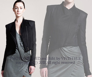 Helmut Lan* (or) Drift asymmetric textured-leather and jersey jacket-매장가 아신다면 주저하지 마세요~^^;;;피팅추가