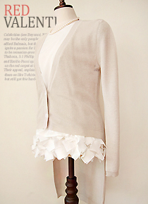 valentin* frill blouse with knit cardigan - 여기저기 믹스매치하기 좋은^^ (비비스타일 한정 20% 할인이벤트/현금가/반품교환불가/ 정가119000)