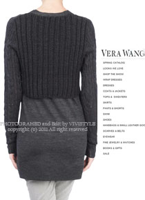 Vera Wan* (or) gray cardigan;어느것 하나 놓치고 싶지 않은 디자인이너의 손길이 느껴지는 제품!!