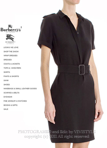 Burberr* brit(or)  belted dress ;더 이상 깔끔하고 세련되보일수는 없는핏!롱슬리브로 드디어 입고!!