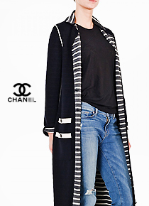 chane* st~long cardigan sweater - 스트라이프 패턴으로 더욱 세련된~ (비비스타일 한정 30% 할인이벤트/현금가/반품교환불가/ 정가78000)