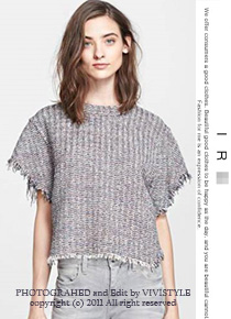 ir* Devan Boxy Tweed Cropped Top ;은은한 컬러감의 트위드 소재가 너무 이쁜 제품!!