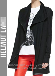 Helmut Lan*(or) Wool Leather-Trimmed Draped jacket ;지금부터 가장 멋스러운 아이템이 되어줄  강추아이템!!매장가 $995 ;;