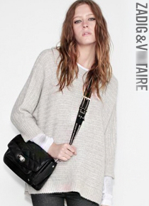 Zadig et Voltair(or) oversize round neck sweater ;100% cashmere 매장가 80만원대 / 놓치면 후회할 아이템!!!$795.00
