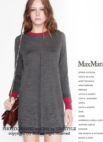max mar*(or) cashmere dress ;정말 &#039;이상적이다&#039;라는 말이 딱 어울릴만한 머스트해브 아이템!!