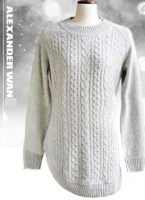 Alexander Wan*(or)asymmetric sweater;소장가치 충분한 최고의 터칭감 스웨터!!
