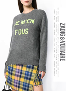 ZADIG &amp; VOLTAIR*(or) Cashmere Sweater : $592 가격이 아깝지 않은 소장백배 스웨터! 너무 소프트하고 따스해요!!