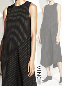 Vinc*(or) Striped Dress ;투웨이로 만나볼수 있는  엣지드레스!!