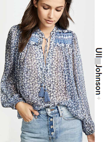 Ull* johnson blouse ;$395.00 입어야 반하는 가벼운 핏감의 루즈핏블라우스!!