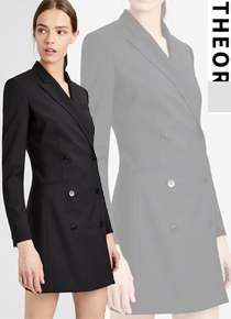 Theor*(or)  Blazer Dress;$829.00 놓치면 안되는 핏감 보장되는 더블자켓!!